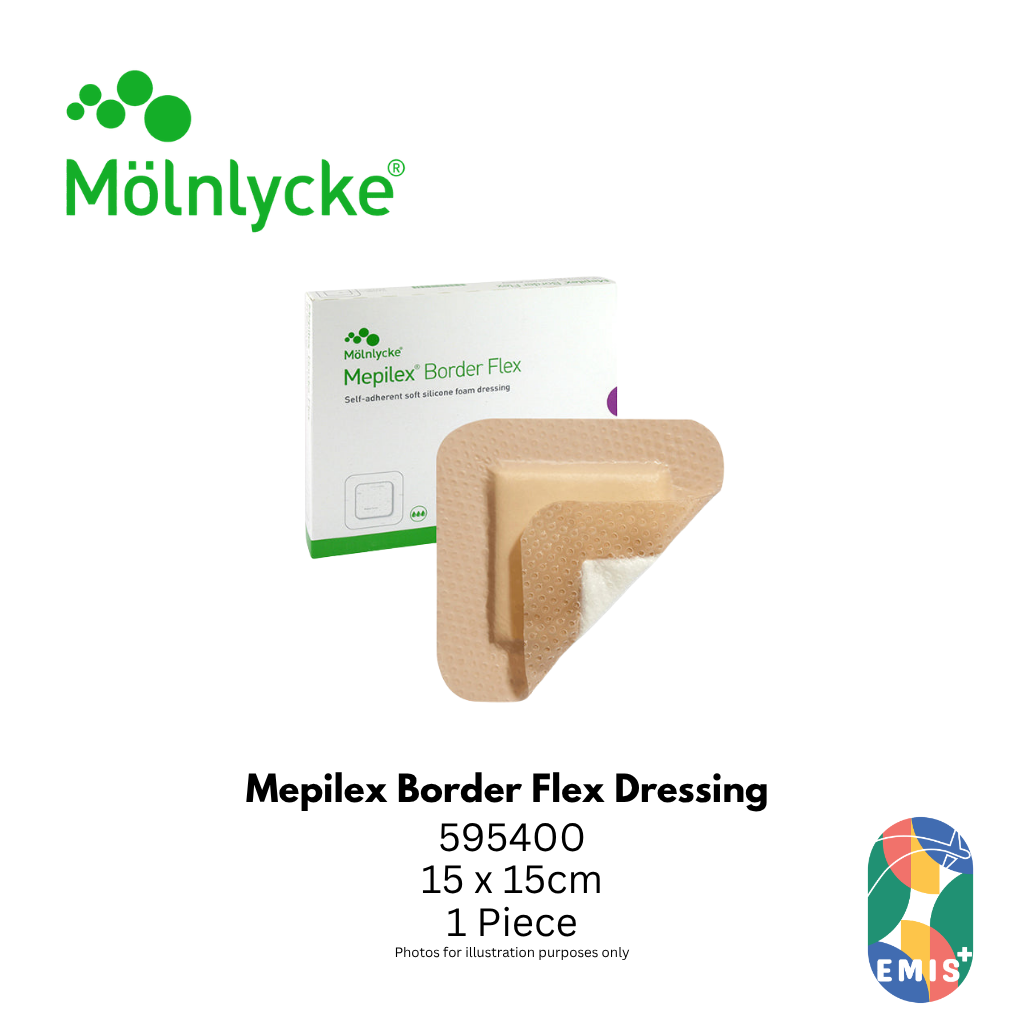 Molnlycke Mepilex Border Flex Dressing 15 x 15cm