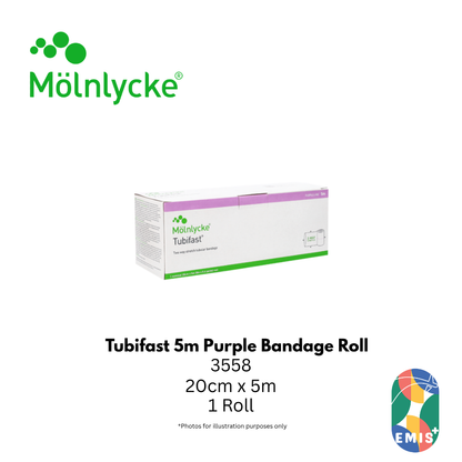 Molnlycke Tubifast Purple 5m 1s 3558