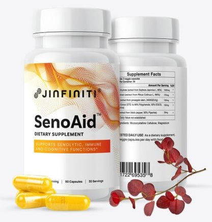 SenoAid™ Senolytic Supplement Complex - Advanced Cellular Health Support