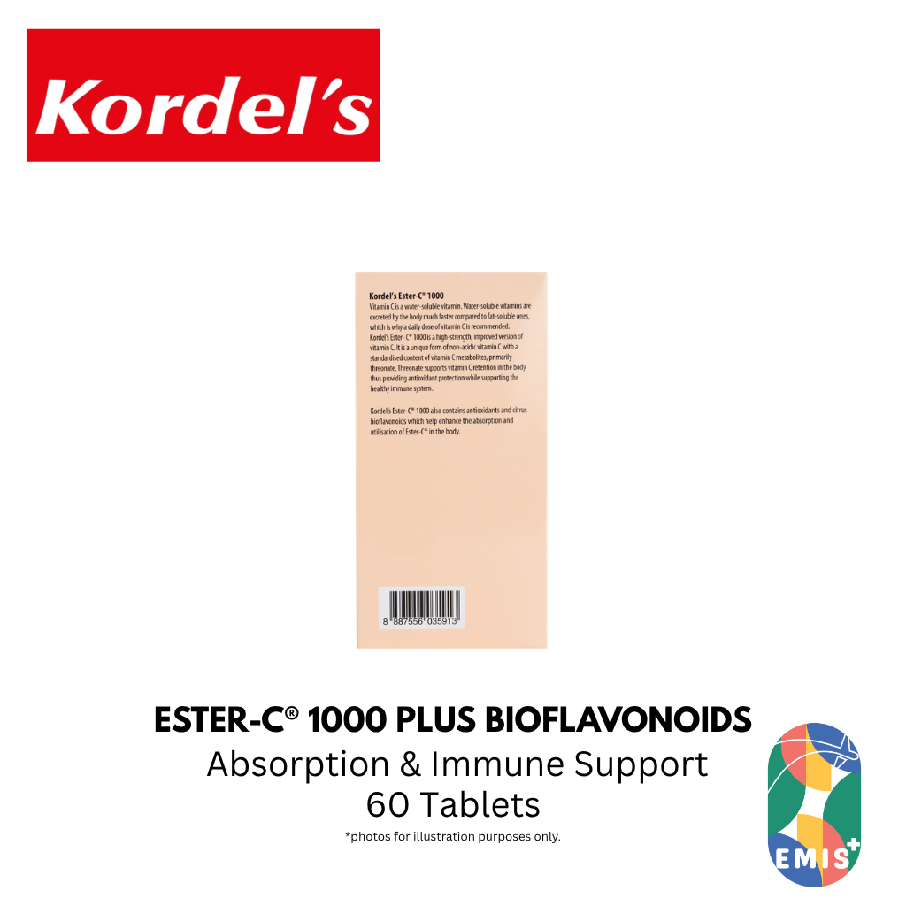 KORDEL’S ESTER-C® 1000 PLUS BIOFLAVONOIDS