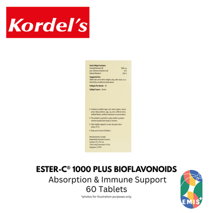KORDEL’S ESTER-C® 1000 PLUS BIOFLAVONOIDS