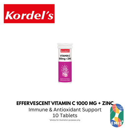KORDEL’S EFFERVESCENT VITAMIN C 1000 mg + ZINC (PASSIONFRUIT FLAVOUR)