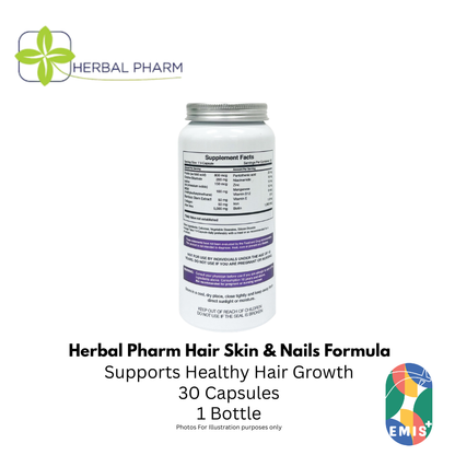 Herbal Pharm: Hair, Skin & Nails - Radiant Beauty from Within (30 V-Capsules)