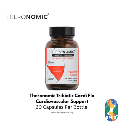 Theronomic Tribiotic Cardi Flo 60 Capsules Cardiovascular and Cholesterol Support