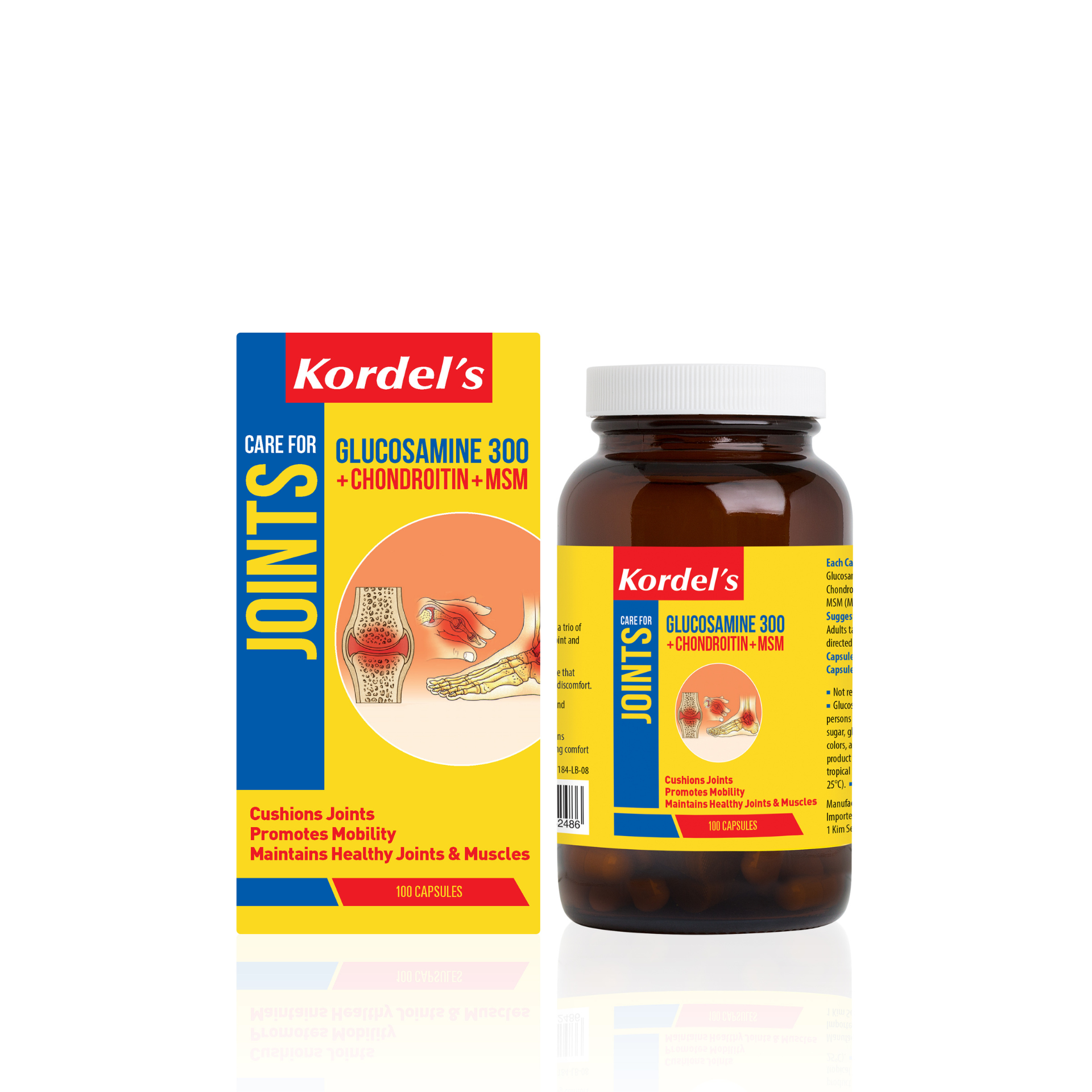 KORDEL’S GLUCOSAMINE 300 + CHONDROITIN + MSM