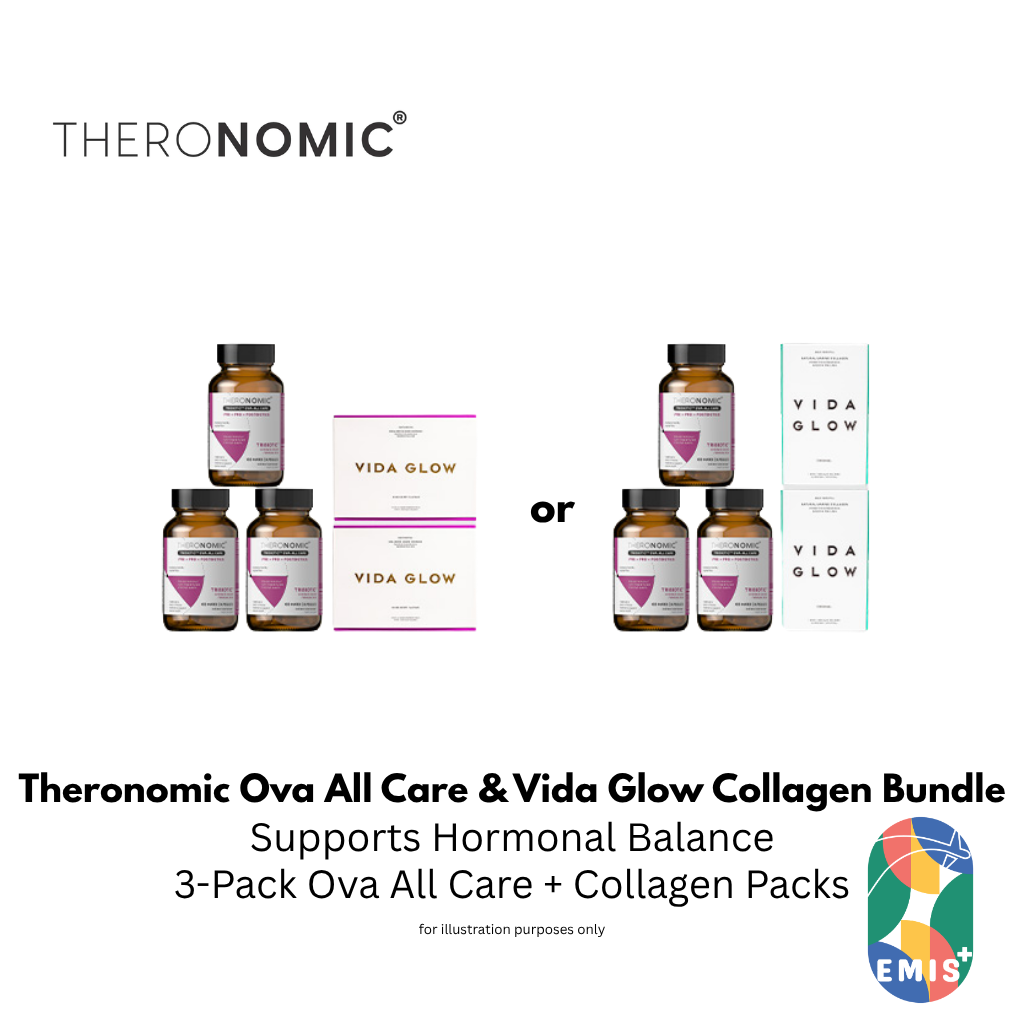 Bundle Sales Theronomic Ova All Care 3 Packs with VG Collagen Liquid or Powder