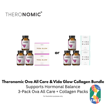 Bundle Sales Theronomic Ova All Care 3 Packs with VG Collagen Liquid or Powder