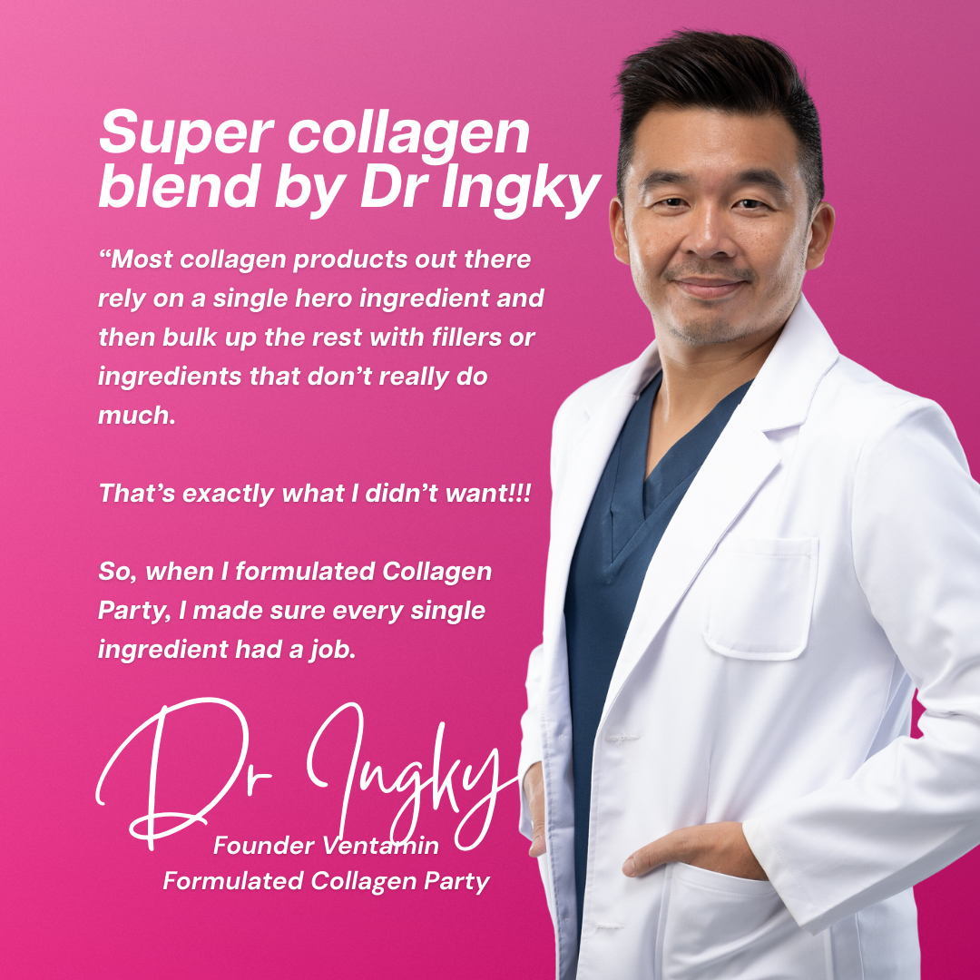 Ventamin Collagen Party Daily Collagen Supplement for Firmer Skin