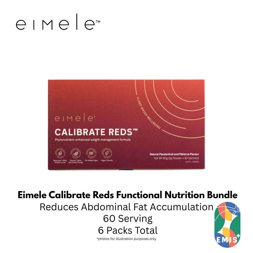 Eimele Calibrate Reds Bundle 2 Packs with Coffee Pro 2 Packs and Shine Greens