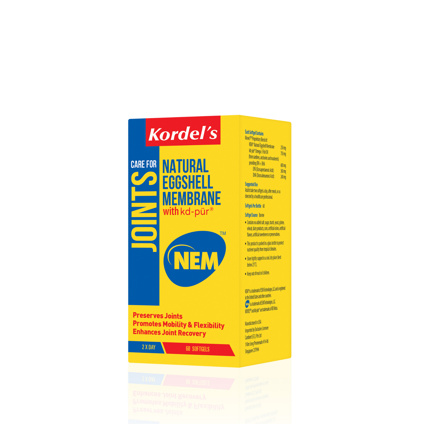 KORDEL’S NATURAL EGGSHELL MEMBRANE WITH kd-pür®