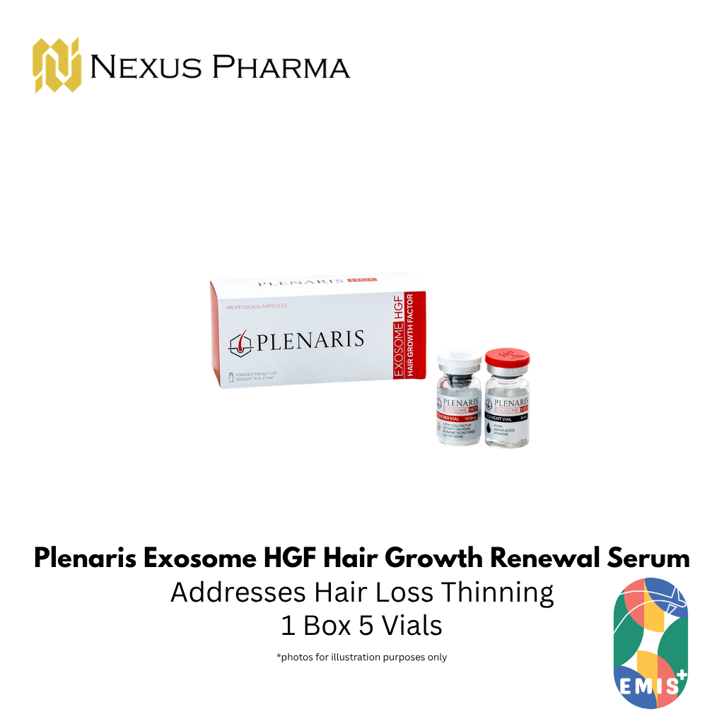 Plenaris Exosome HGF：高级生发精华，促进头发更浓密、更强韧，促进头皮再生