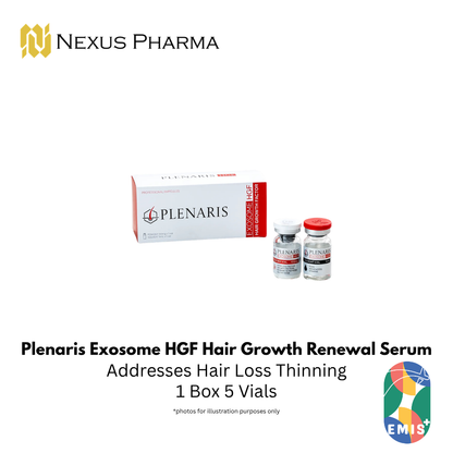 Plenaris Exosome HGF：高级生发精华，促进头发更浓密、更强韧，促进头皮再生