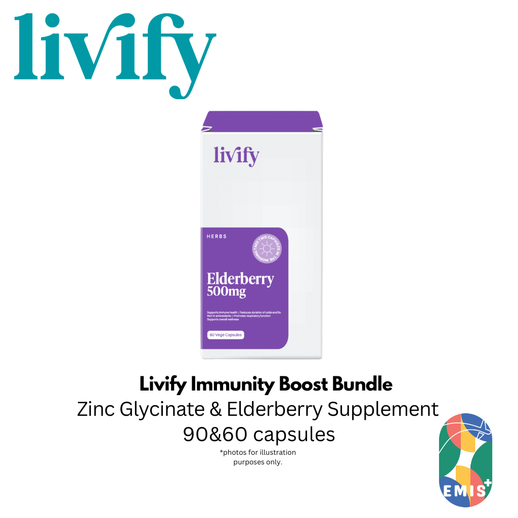 Livify Immunity Boost Bundle Elderberry and Zinc Glycinate Supplement Set