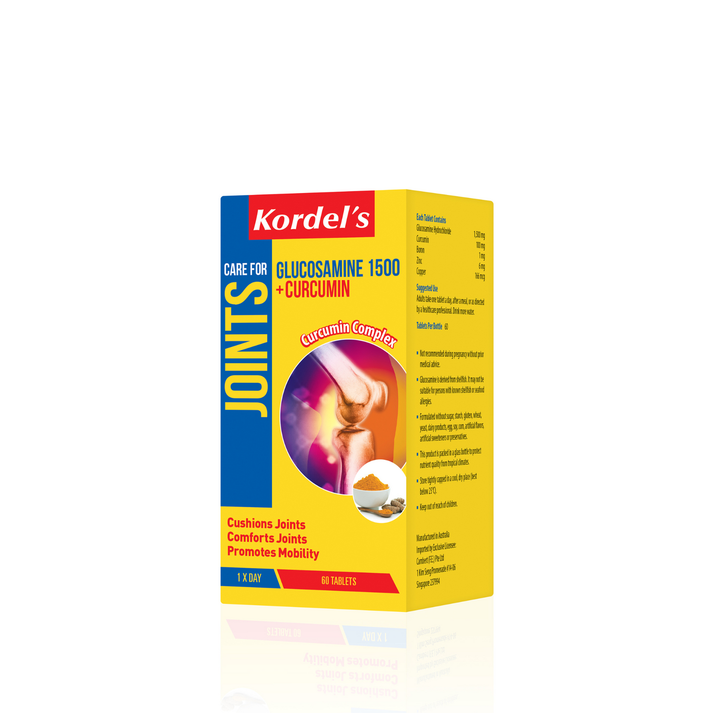 KORDEL’S GLUCOSAMINE 1500 + CURCUMIN
