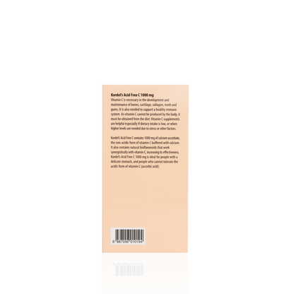 KORDEL’S ACID FREE C 1000 mg ENHANCED WITH BIOFLAVONOIDS