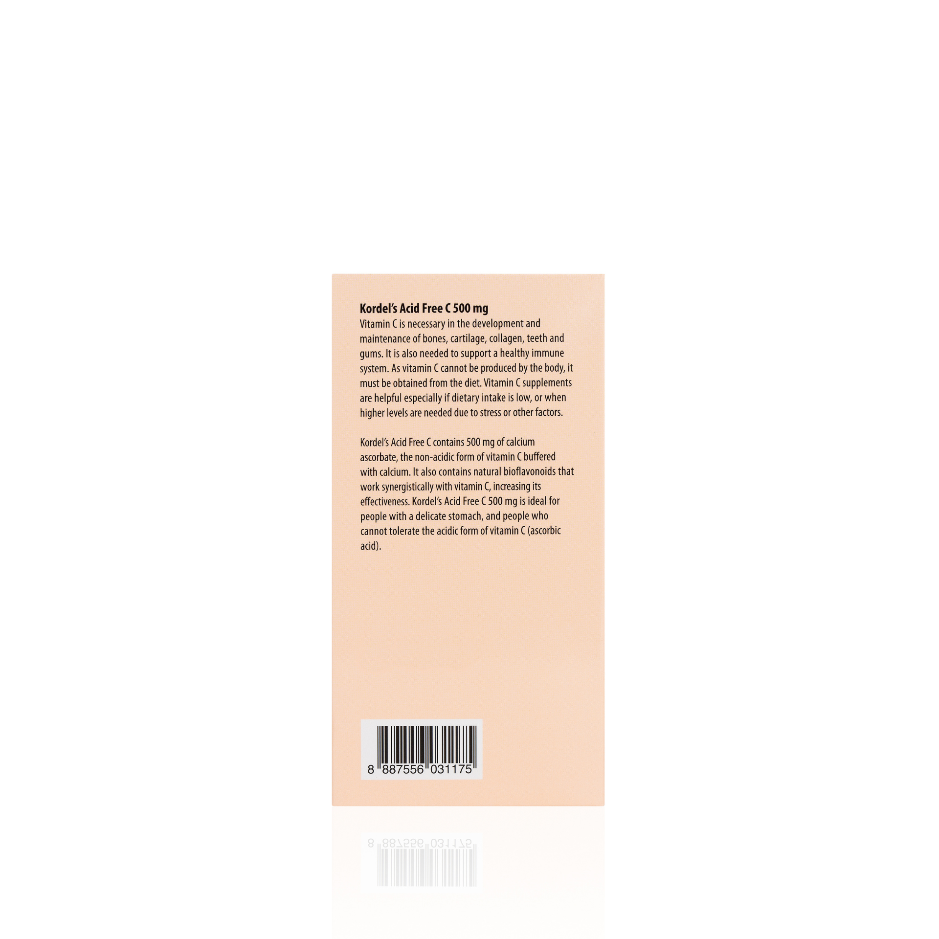 KORDEL’S ACID FREE C 500 mg ENHANCED WITH BIOFLAVONOIDS