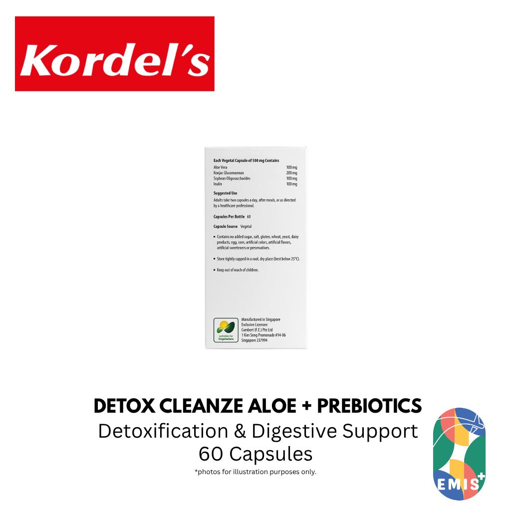 KORDEL’S DETOX CLEANZE ALOE + PREBIOTICS