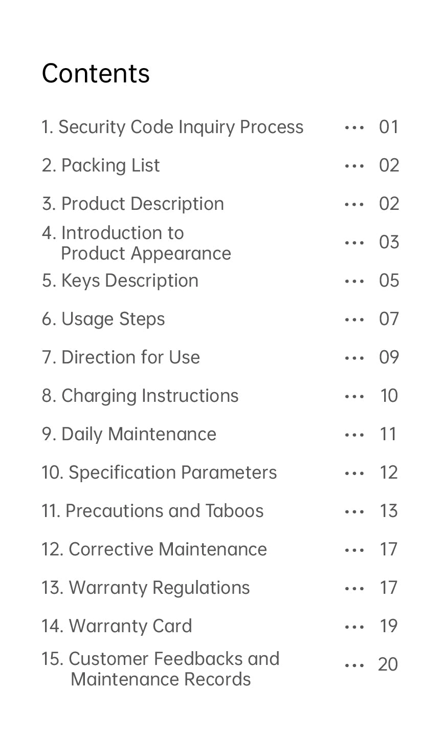 Stone Needle Cupping Massage and Scraping Appliance AYS-061 official English manual page 2