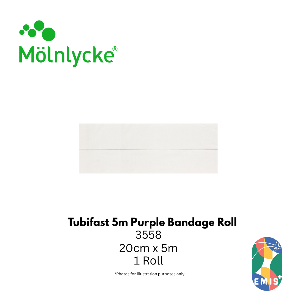 Molnlycke Tubifast Purple 5m 1s 3558