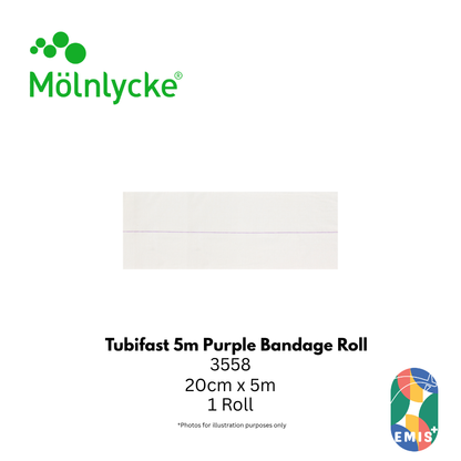 Molnlycke Tubifast Purple 5m 1s 3558