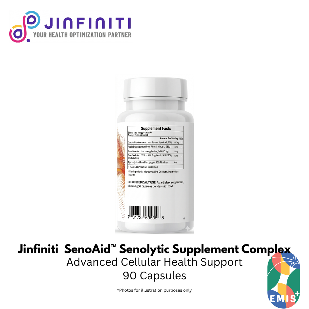 SenoAid™ Senolytic Supplement Complex - Advanced Cellular Health Support