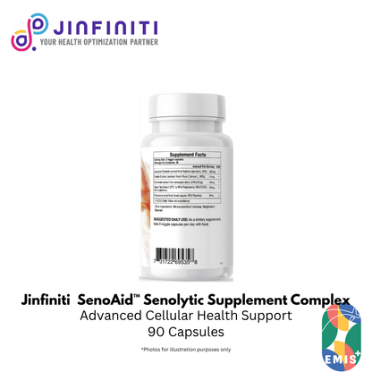 SenoAid™ Senolytic Supplement Complex - Advanced Cellular Health Support