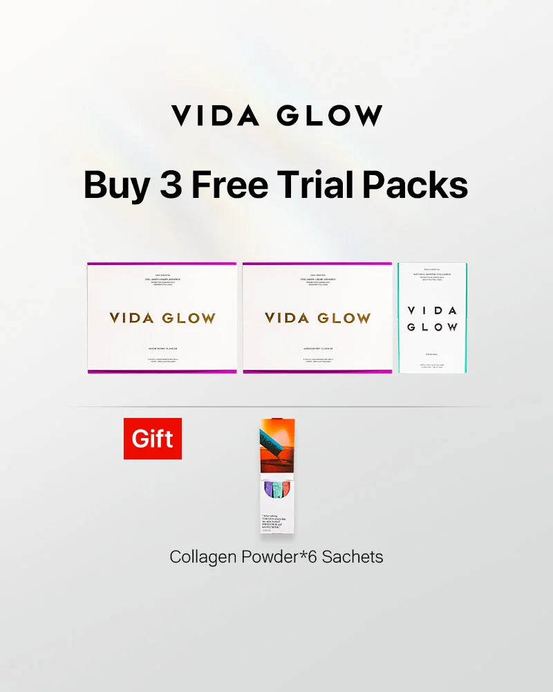 Vida Glow Collagen Liquid Advance *2+Marine Collagen*1 Free Marine Collage