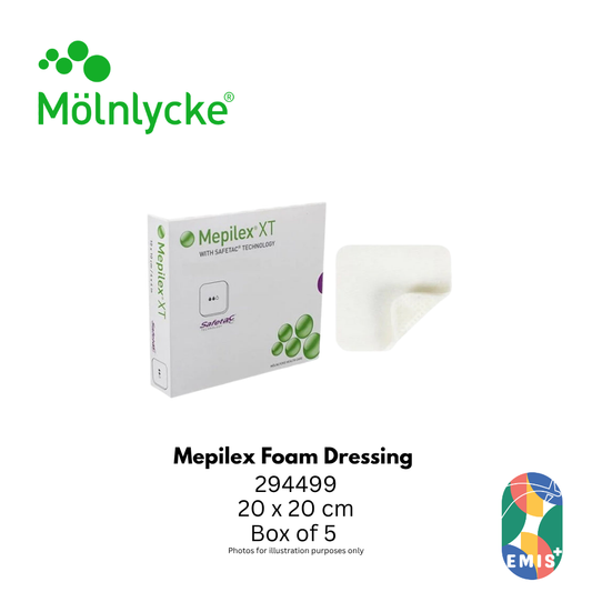 Mepilex Foam Dressing 20 x 20 cm Soft Absorbent Silicone Wound Dressing