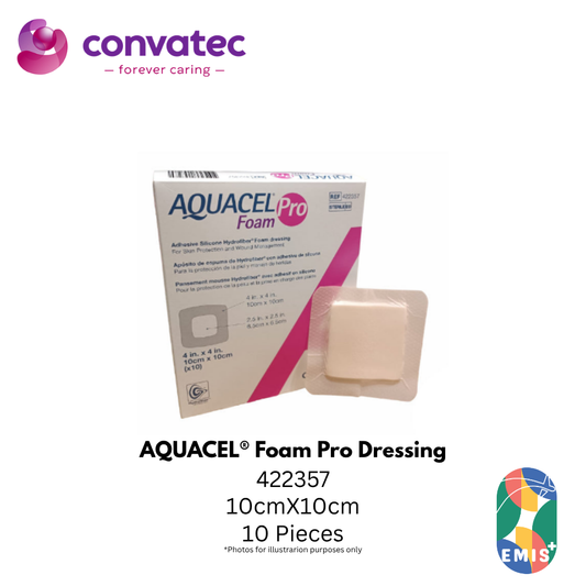 Convatec Aquacel Foam Pro 敷料 10 x 10厘米 [422357]