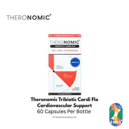 Theronomic Tribiotic Cardi Flo 60 Capsules Cardiovascular and Cholesterol Support