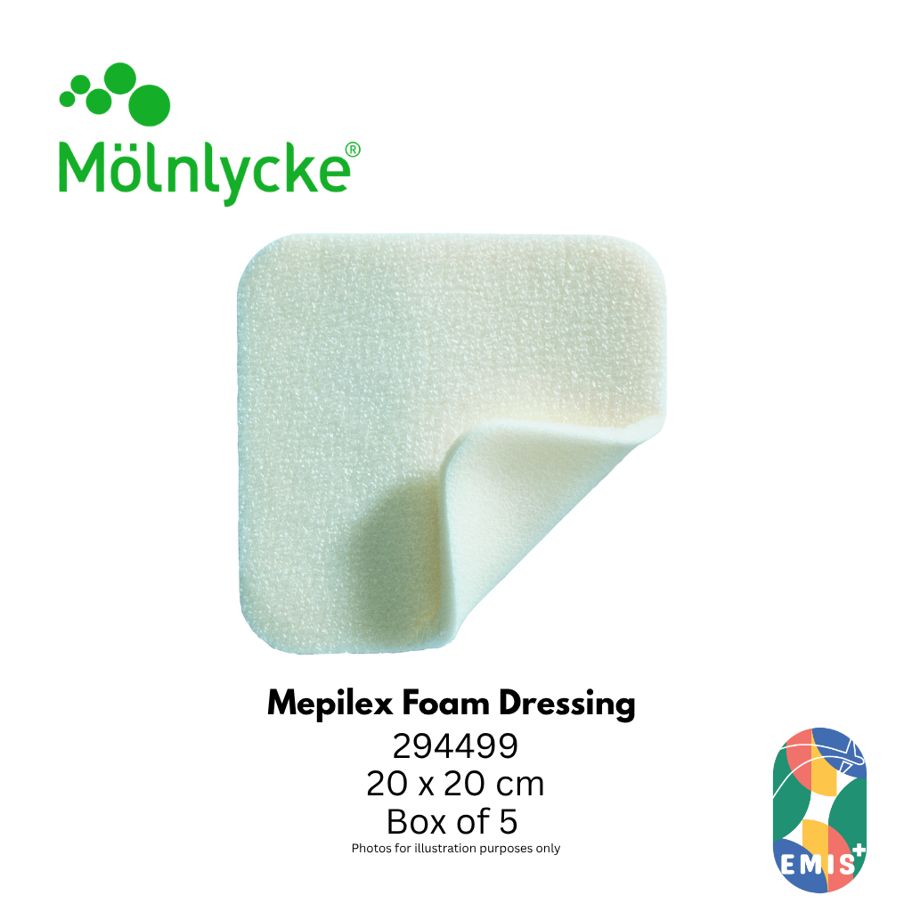 Mepilex Foam Dressing 20 x 20 cm Soft Absorbent Silicone Wound Dressing