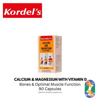 KORDEL’S CALCIUM & MAGNESIUM WITH VITAMIN D