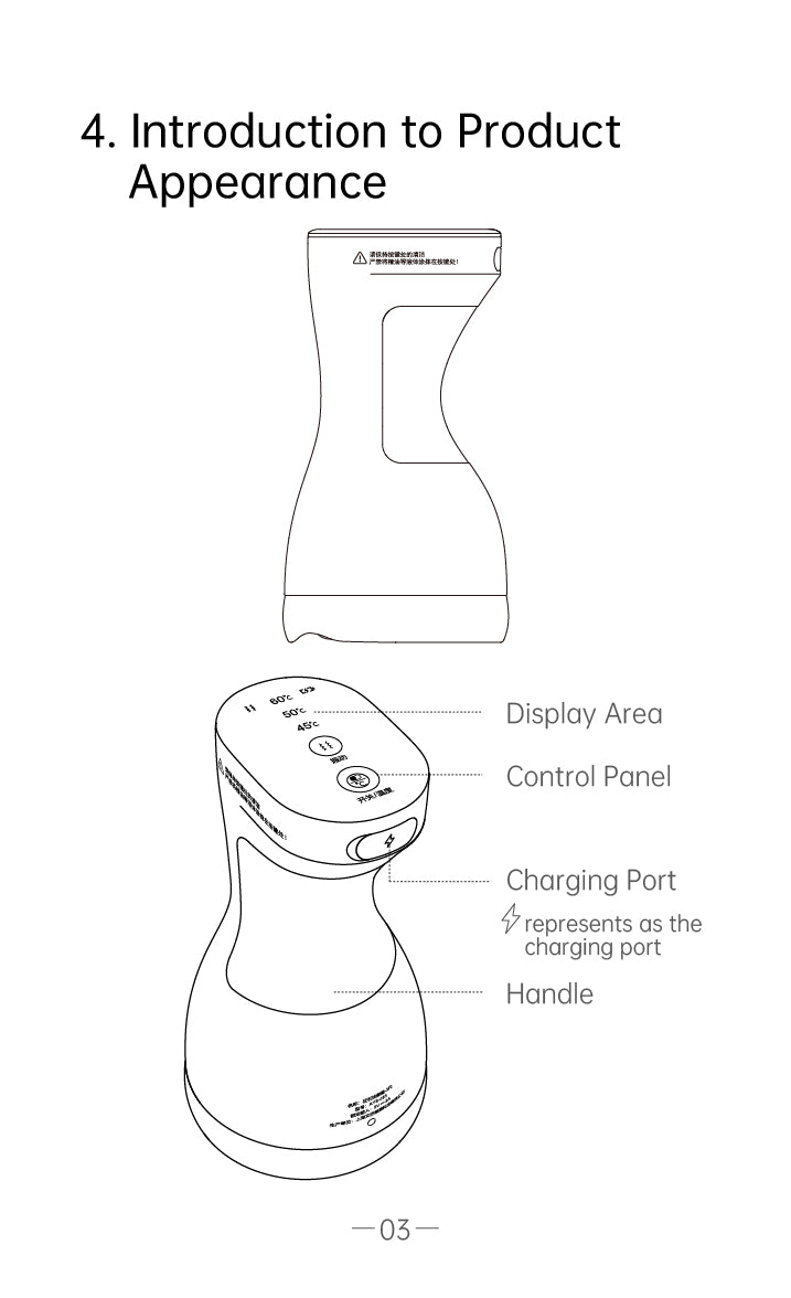 Stone Needle Massage Appliance, The Third Generation AYS-083 official English manual page 5