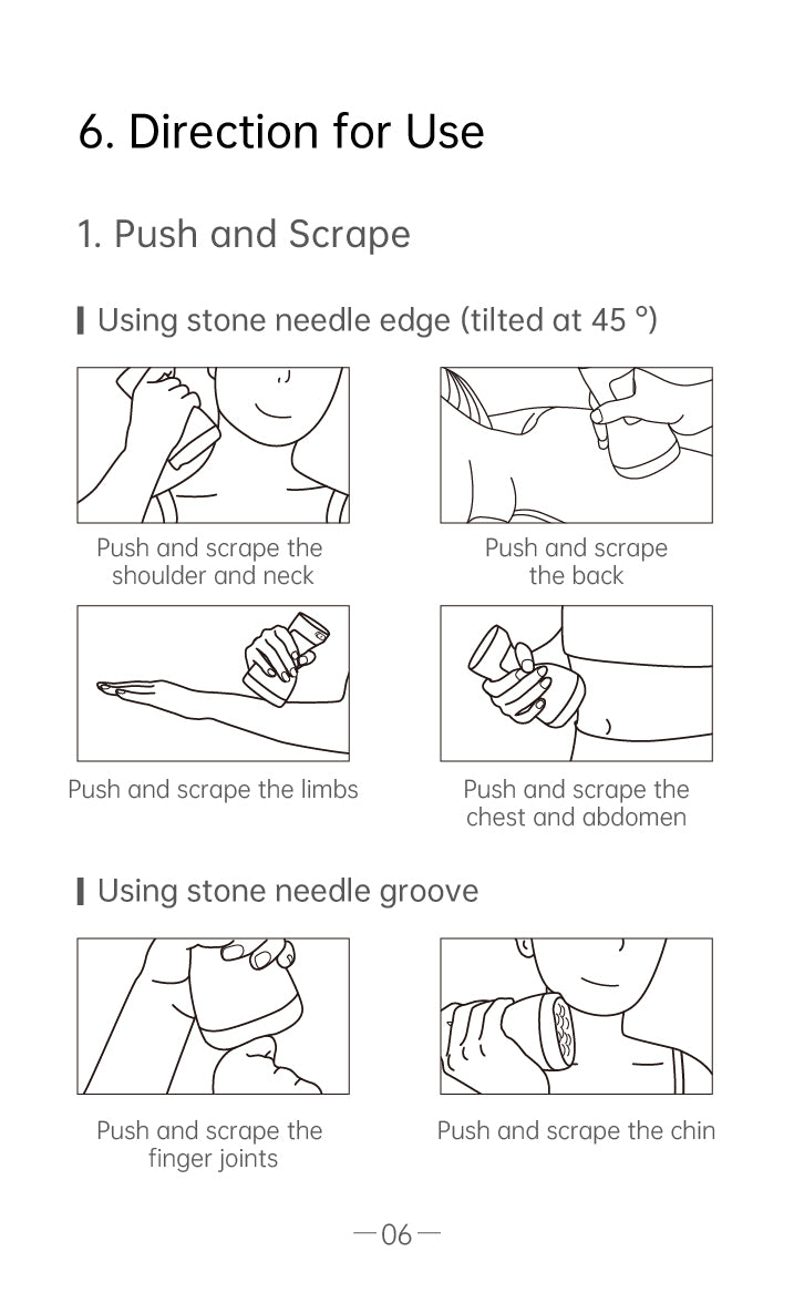 AiYiSheng AYS-083 Stone Needle Massage Appliance 3rd Gen official English manual page 8