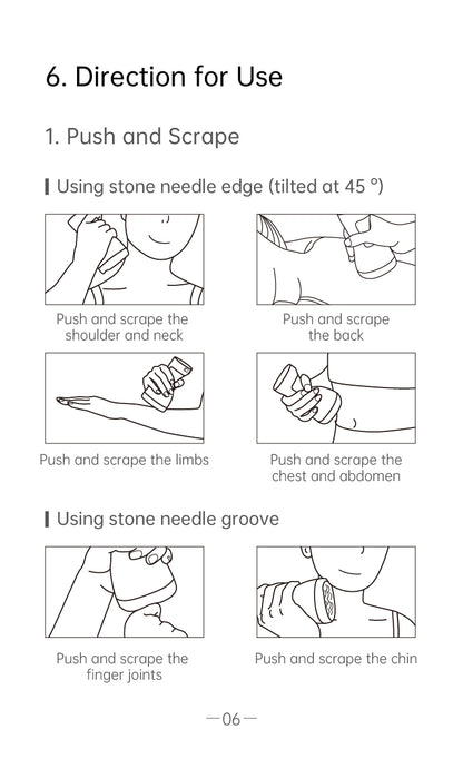 AiYiSheng AYS-083 Stone Needle Massage Appliance 3rd Gen official English manual page 8