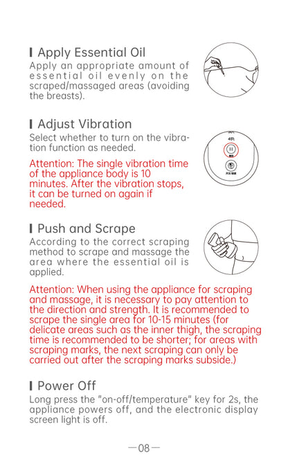 AiYiSheng AYS-083 Stone Needle Massage Appliance 3rd Gen official English manual page 10