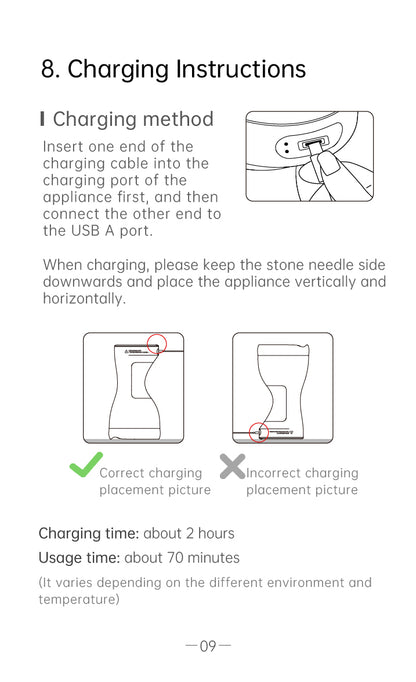 AiYiSheng AYS-083 Stone Needle Massage Appliance 3rd Gen official English manual page 11