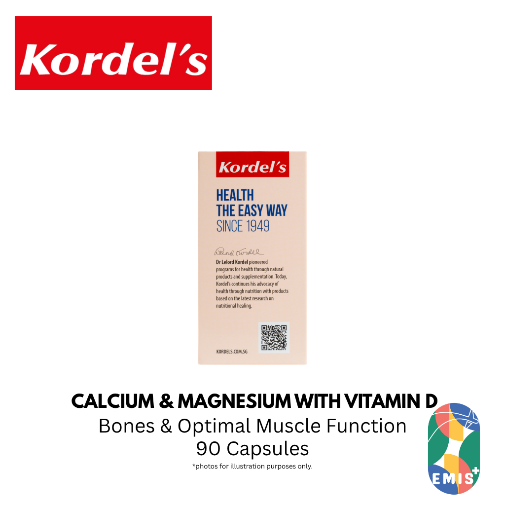 KORDEL’S CALCIUM & MAGNESIUM WITH VITAMIN D