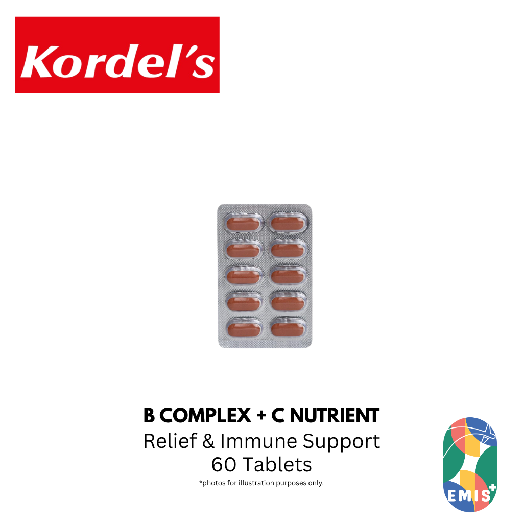 KORDEL’S B COMPLEX + C NUTRIENT SUPPORT DURING STRESSFUL TIMES