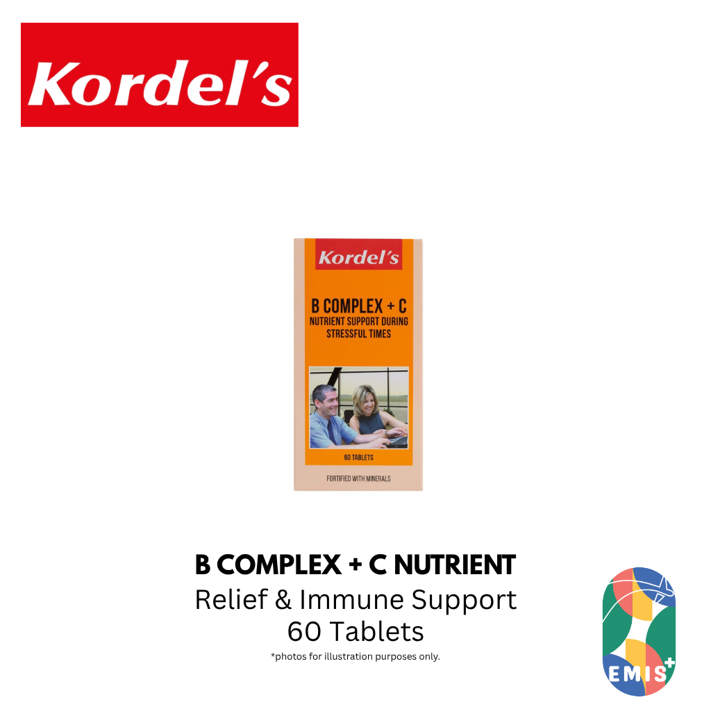 KORDEL’S B COMPLEX + C NUTRIENT SUPPORT DURING STRESSFUL TIMES