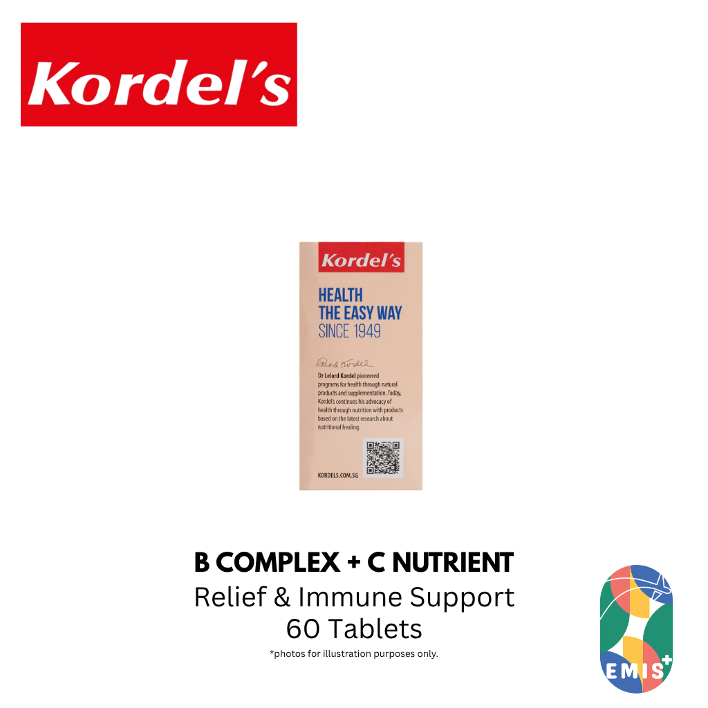 KORDEL’S B COMPLEX + C NUTRIENT SUPPORT DURING STRESSFUL TIMES