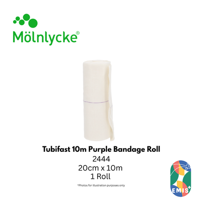 Molnlycke Tubifast 10m Roll Purple 1s 2444