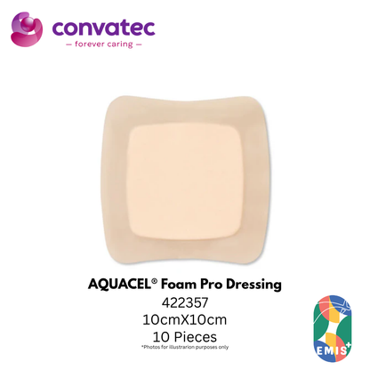 Convatec Aquacel Foam Pro Dressing 10 x 10cm [422357]