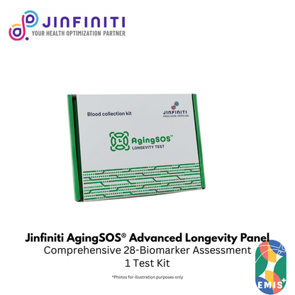 AgingSOS® Advanced Longevity Panel - CLIA-Certified Health Test Kit