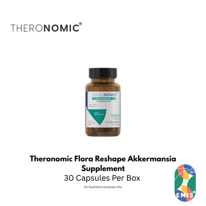 Theronomic Flora Reshape Akkermansia 30 Capsules Gut and Metabolic Wellness Support