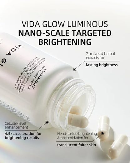 Vida Glow Luminous Capsules 30 capsules/bottle