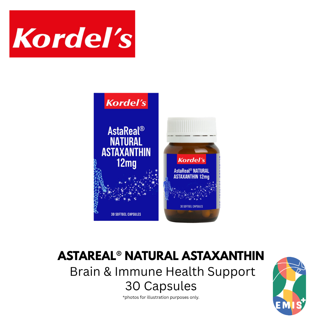 KORDEL’S ASTAREAL® NATURAL ASTAXANTHIN 12 mg