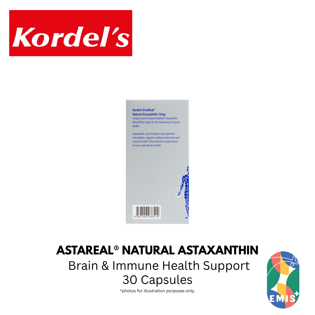 KORDEL’S ASTAREAL® NATURAL ASTAXANTHIN 12 mg