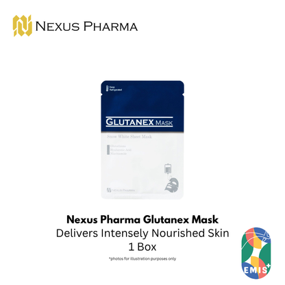 Nexus Pharma Glutanex 面膜：15 分钟即可令肌肤焕发光彩