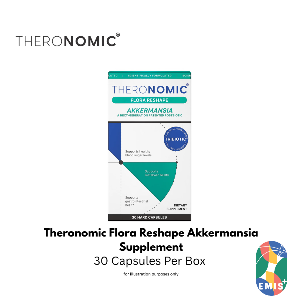 Theronomic Flora Reshape Akkermansia 30 Capsules Gut and Metabolic Wellness Support